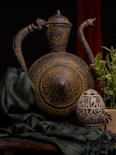 Load image into Gallery viewer, Mustard Urdu Surahi - The Verasaa Collections