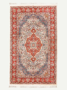 Astrantia Vintage Handknotted Rug - The Verasaa Collections