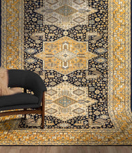 Load image into Gallery viewer, Carpet in a Room of Traditional Tribal Design Indian Carpet Handknotted Oriental Rug