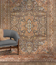 Load image into Gallery viewer, Winterberry Vintage Kashmiri Carpet - The Verasaa Collections
