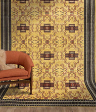 Load image into Gallery viewer, Winter Aconite Vintage Handknotted Rug - The Verasaa Collections
