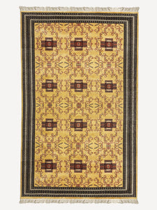 Winter Aconite Vintage Handknotted Rug - The Verasaa Collections