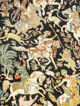 Load image into Gallery viewer, Royal Hunt Vintage Kashmiri Carpet - The Verasaa Collections
