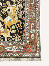 Load image into Gallery viewer, Royal Hunt Vintage Kashmiri Carpet - The Verasaa Collections
