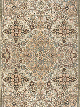 Load image into Gallery viewer, Tea Rose Vintage Kashmiri Carpet - The Verasaa Collections

