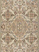 Load image into Gallery viewer, Tea Rose Vintage Kashmiri Carpet - The Verasaa Collections
