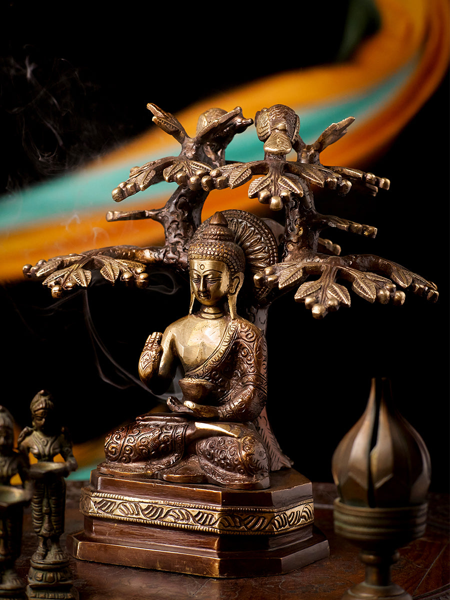 Buddha Meditation Sculpture Idol - The Verasaa Collections