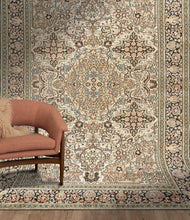 Load image into Gallery viewer, Tea Rose Vintage Kashmiri Carpet - The Verasaa Collections