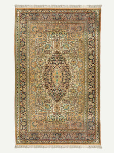Thunbergia Vintage Kashmiri Carpet - The Verasaa Collections