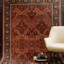 Load image into Gallery viewer, Crocosmia Isfahan Vintage Rug - The Verasaa Collections