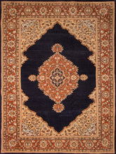 Load image into Gallery viewer, Obsidian Vines Kashan Vintage Rug - The Verasaa Collections