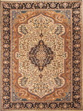 Load image into Gallery viewer, Amber Kiss Kashan Vintage Rug - The Verasaa Collections