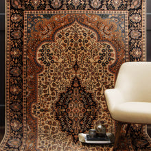 Load image into Gallery viewer, Amber Kiss Kashan Vintage Rug - The Verasaa Collections