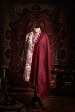 Load image into Gallery viewer, Red Solid Toosha Kashmir Stole - The Verasaa Collections