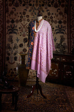 Load image into Gallery viewer, Rose Gold Vines Jaali Toosha Kashmiri Stole - The Verasaa Collections