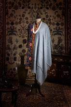 Load image into Gallery viewer, Grey Palla Kashmiri Pashmina Stole - The Verasaa Collections