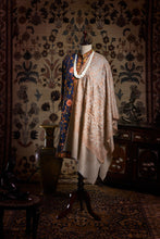 Load image into Gallery viewer, Beige Vines Jaali Kashmiri Pashmina Stole - The Verasaa Collections
