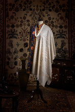 Load image into Gallery viewer, Beige II Vines Jaali Kashmiri Pashmina Stole - The Verasaa Collections