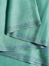 Load image into Gallery viewer, Sky Blue II Pansy Kashmiri Pashmina Stole - The Verasaa Collections