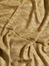 Load image into Gallery viewer, Gold Angelonia Jaali Kashmiri Pashmina Stole - The Verasaa Collections