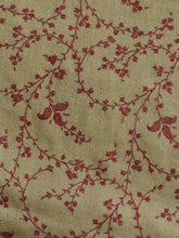 Load image into Gallery viewer, Pickle Green Angelonia Jaali Kashmiri Pashmina Stole - The Verasaa Collections