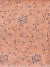 Load image into Gallery viewer, Orange Cream Freesia Jaali Toosha Kashmiri Stole - The Verasaa Collections