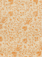 Load image into Gallery viewer, Alchemilla Orange Paisley Jaali Toosha Kashmiri Stole - The Verasaa Collections