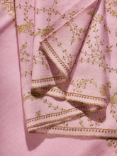Load image into Gallery viewer, Rose Gold Vines Jaali Toosha Kashmiri Stole - The Verasaa Collections