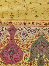 Load image into Gallery viewer, Yellow Delight Kalamkari Silk Pashmina Stole - The Verasaa Collections