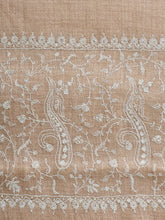 Load image into Gallery viewer, Beige II Palla Kashmiri Pashmina Stole - The Verasaa Collections