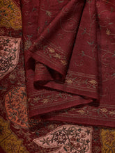 Load image into Gallery viewer, Red Delight Kalamkari Silk Pashmina Stole - The Verasaa Collections