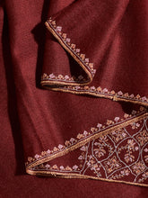 Load image into Gallery viewer, Red Alchemilla Palladar Pashmina Kashmiri Stole - The Verasaa Collections