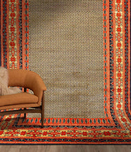 Load image into Gallery viewer, Red Freesia Tribal Botemir Vintage Rug - The Verasaa Collections
