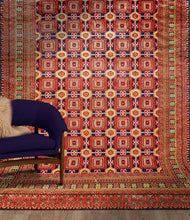 Load image into Gallery viewer, Traditional Tribal Design Indian Carpet Handknotted Oriental Rug
