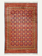 Load image into Gallery viewer, Full Size of Traditional Tribal Design Indian Carpet Handknotted Oriental Rug
