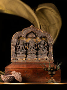 Ganesha Laxmi Saraswati Sculpture - The Verasaa Collections