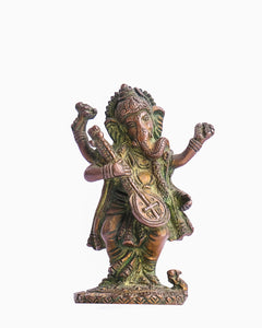 Dancing Ganesha Vintage Idol - The Verasaa Collections