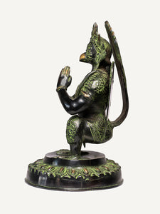 Garuda Devta Viridescent Idol Sculpture - The Verasaa Collections