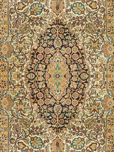 Thunbergia Vintage Kashmiri Carpet - The Verasaa Collections