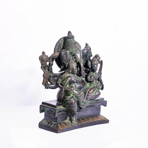 Lord Ganesha Riddhi Siddhi Idol - The Verasaa Collections