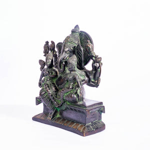 Lord Ganesha Riddhi Siddhi Idol - The Verasaa Collections