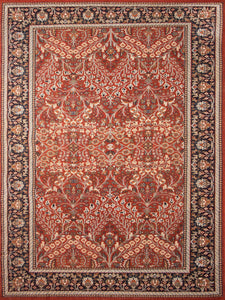 Crocosmia Isfahan Vintage Rug - The Verasaa Collections