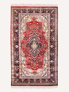 Maltese Kashan Vintage Rug - The Verasaa Collections