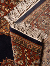 Load image into Gallery viewer, Obsidian Vines Kashan Vintage Rug - The Verasaa Collections
