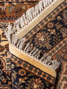 Amber Kiss Kashan Vintage Rug - The Verasaa Collections