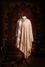 Load image into Gallery viewer, Beige Angelonia Jaali Kashmiri Pashmina Stole - The Verasaa Collections
