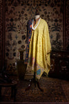 Yellow Delight Kalamkari Silk Pashmina Stole - The Verasaa Collections