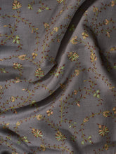 Load image into Gallery viewer, Grey Sedum Jaali Toosha Kashmiri Stole - The Verasaa Collections
