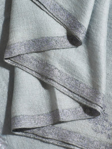 Grey Palla Kashmiri Pashmina Stole - The Verasaa Collections