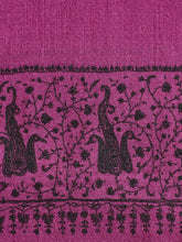 Load image into Gallery viewer, Purple Alchemilla Palla Kashmiri Pashmina Stole - The Verasaa Collections
